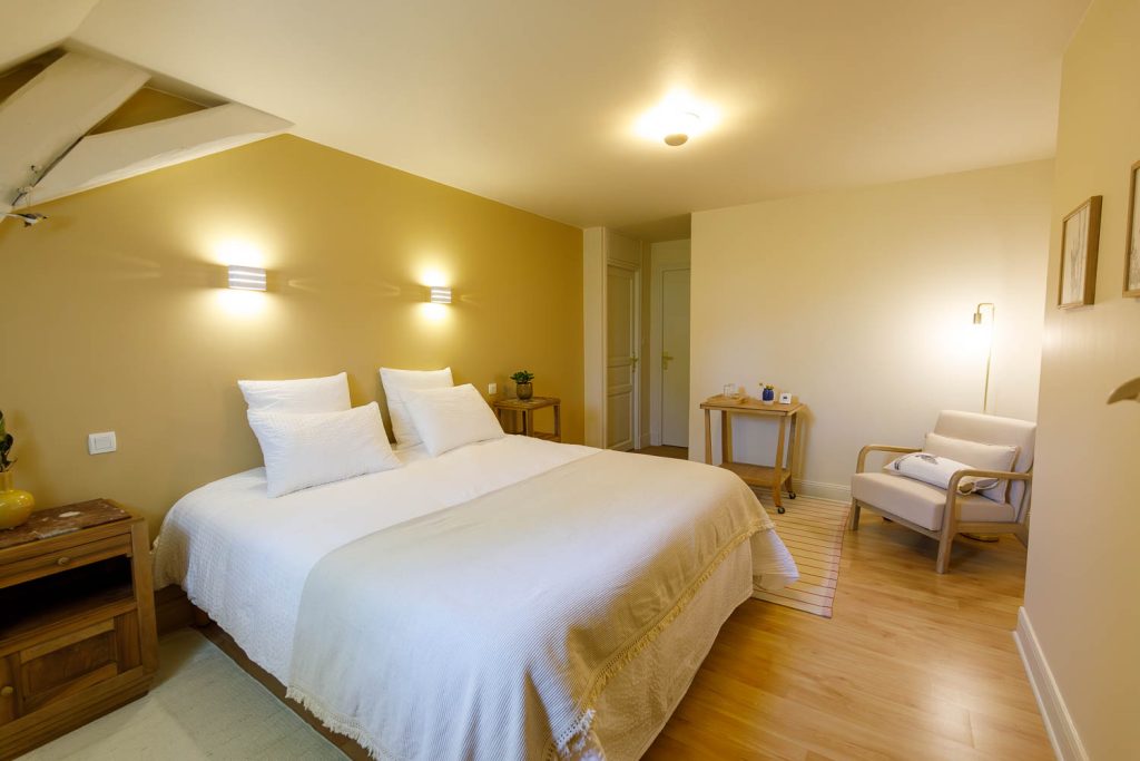 La sauvagère, chez Christophe et Vincent, Chambre Le chevreuil, vu d'ensemble