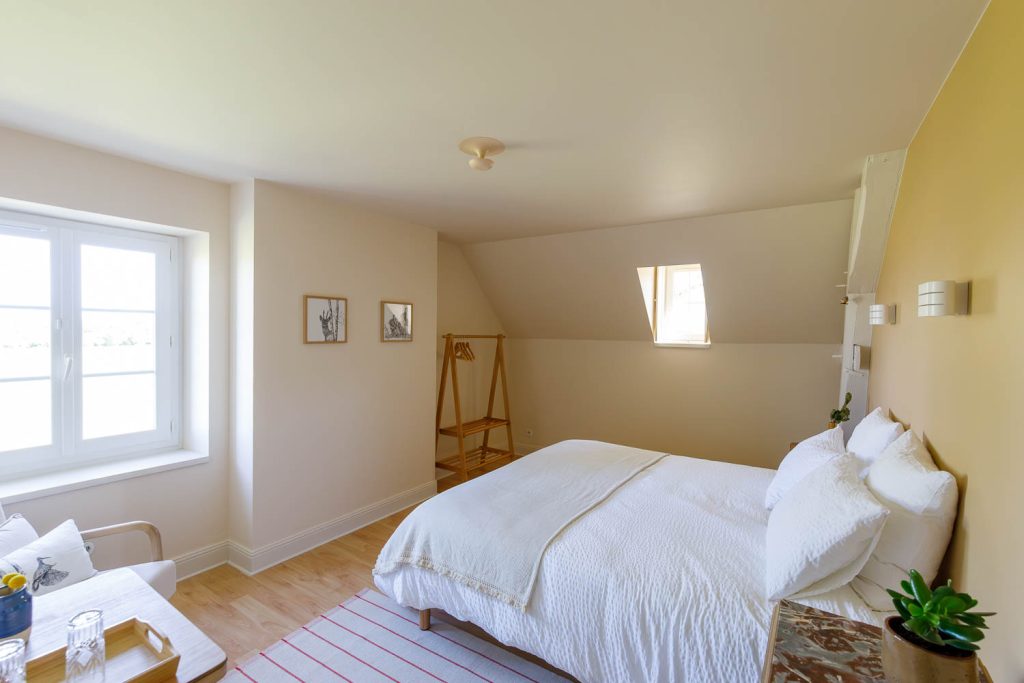 La sauvagère, chez Christophe et Vincent, Chambre Le chevreuil, vu d'ensemble